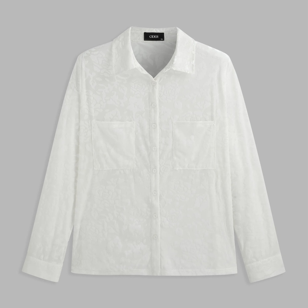 CIDER White Blouse - Picture 4 of 7